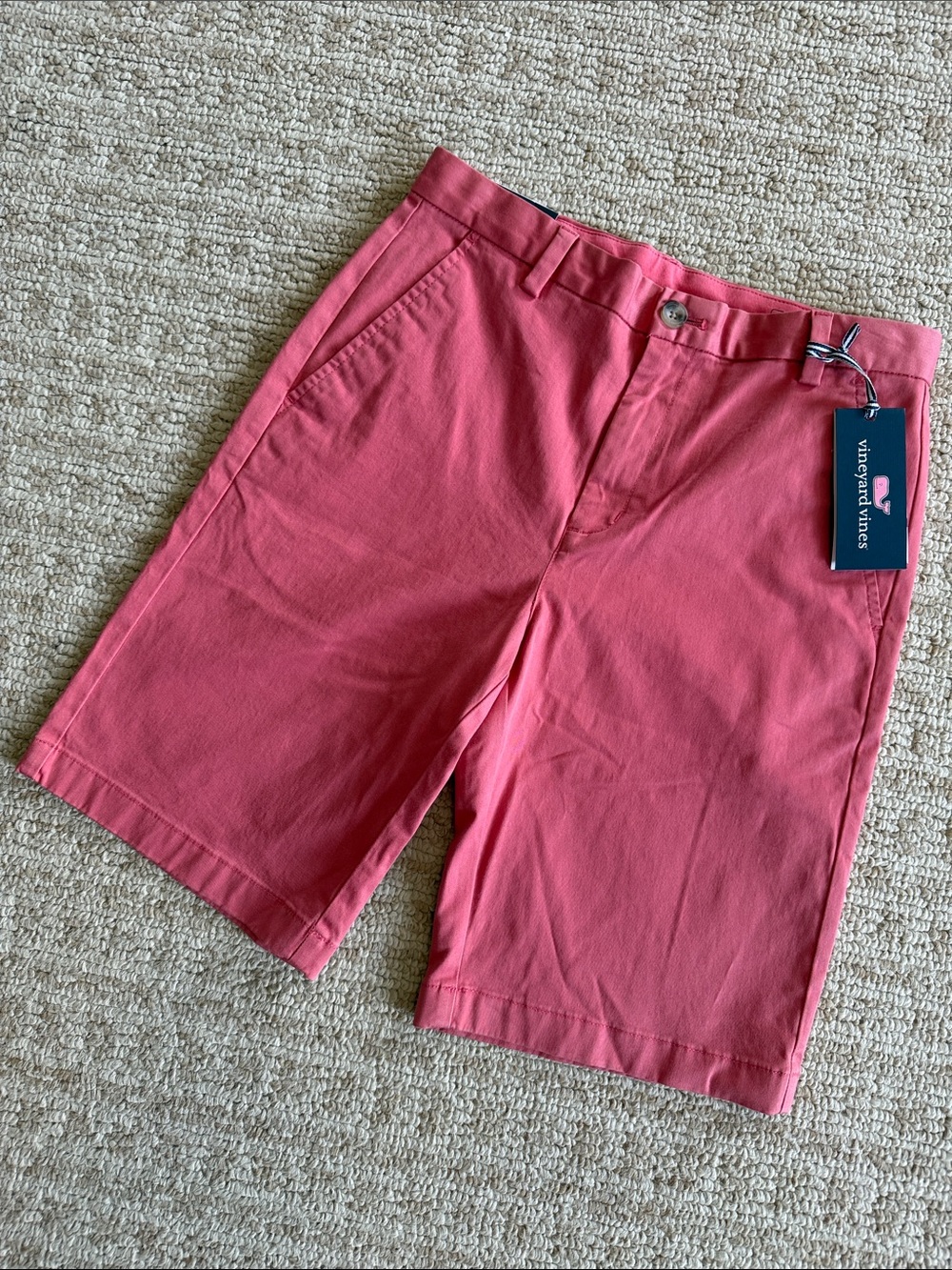 NWT Vineyard Vines Jetty red stretch breaker shorts size 18